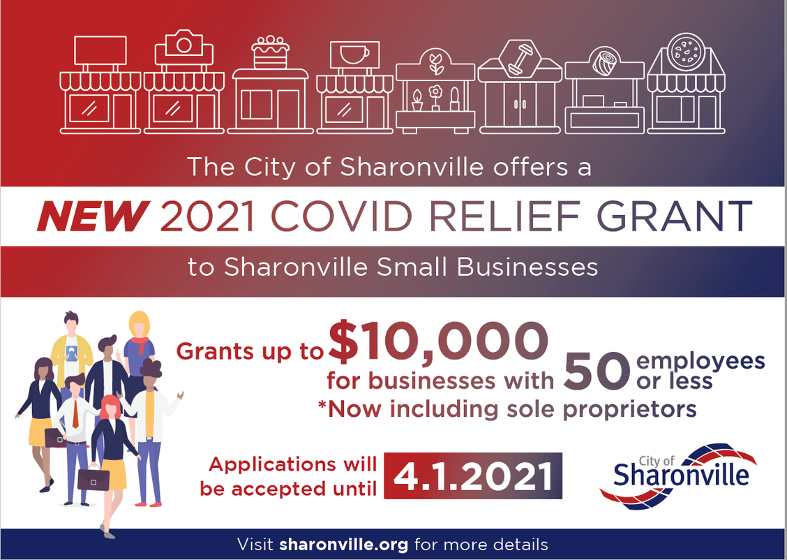 COVID Relief grant poster